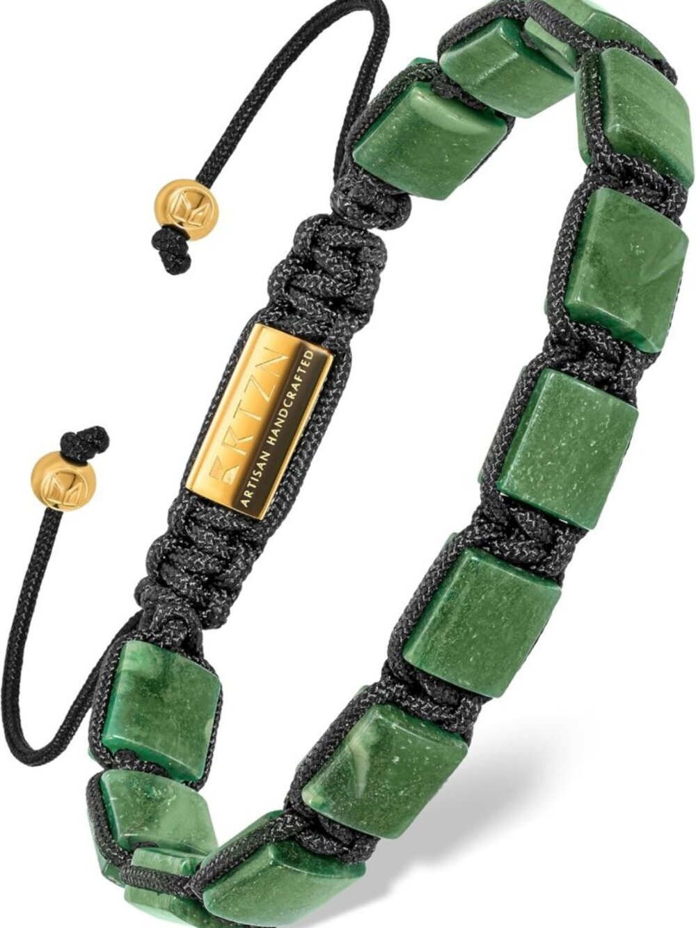 Handcrafted Dark Green Jade Beaded Bracelet for Men - 8MM Artisan Jewelry